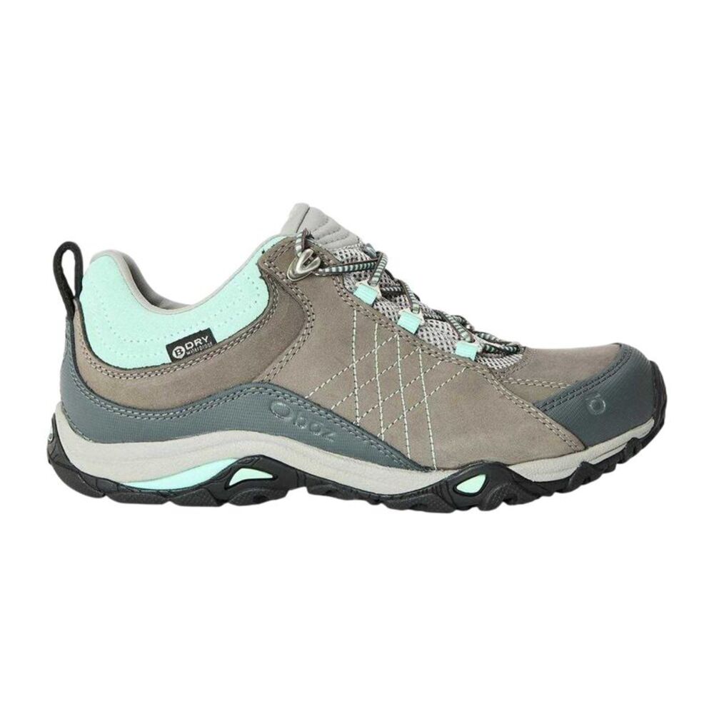 Oboz Childrens/Kids Leather Waterproof Hiking Shoes / Charcoal/Beach